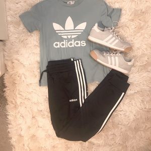 SOLD NWOT Adidas black track pants size M